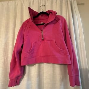 Pink lululemon Half-Zip Sweatshirt